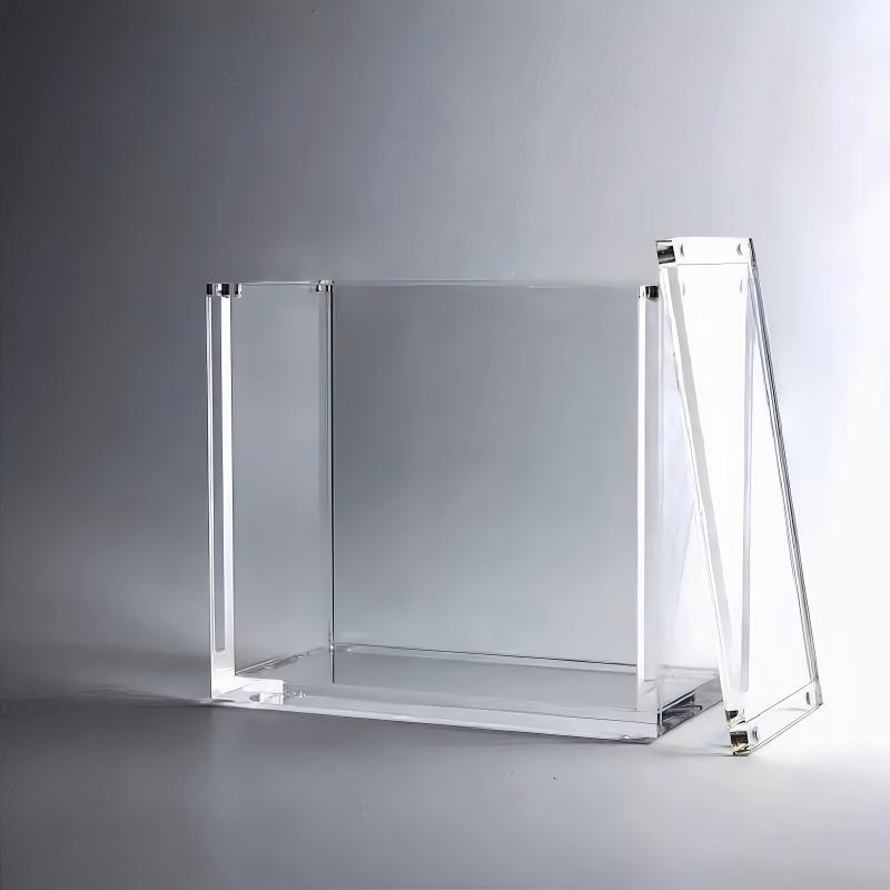 PGY 5mm Acrylic Stackable Display Case for Booster Box for ETB Clear Magnetic Closure Box Trading Cards Collectibles Clear Box