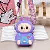 New children's cute Labubu princess bag medium coin purse cartoon portable coin bag silicone crossbody bag