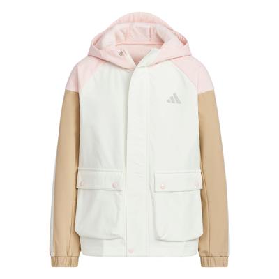 Color Block Hooded Long Sleeve Zip Jacket Kids Jackets KS0651