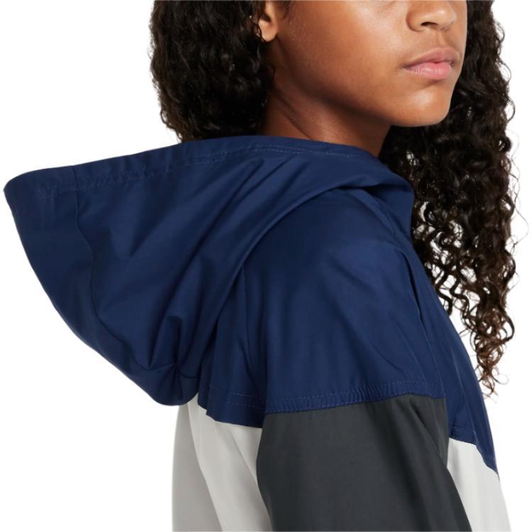 Nike Casual Soft Comfortable Waterproof Jacket Kids Jackets Midnight-Navy FZ5516-410