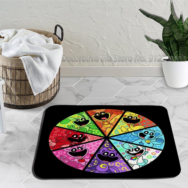 Gülümseyen Yaratık Zemin Banyo Paspas Catnap Dogday Kaymaz Halı Plaj Paspas Yatak Odası Mutfak Mat Hoş Geldiniz Ev Halı