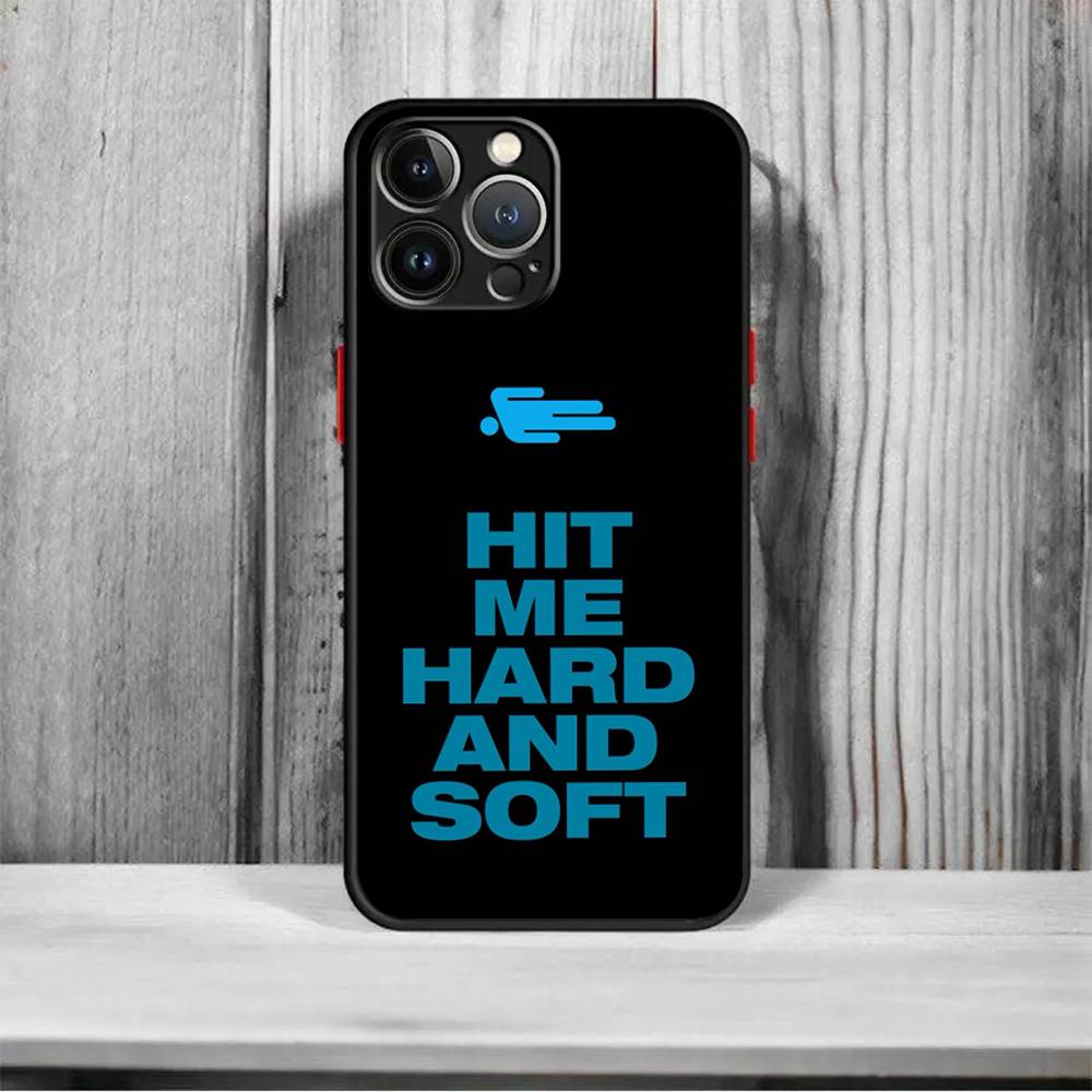 Hit Me B-BillieS Eilish For iPhone 16 15 14 11 12 13 Mini Pro Max X XS Phone Case Shockproof Frosted