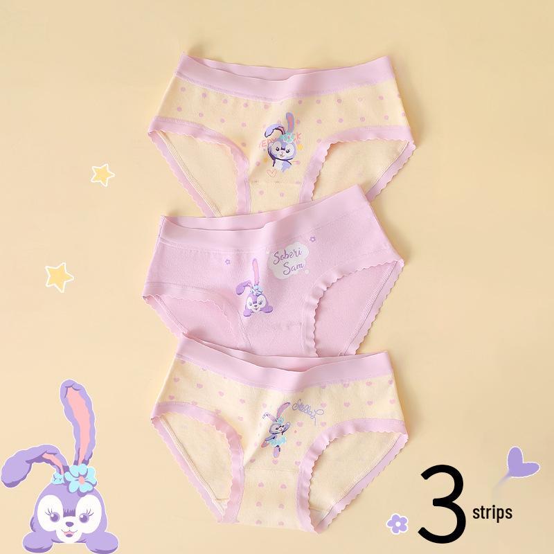 Reine Baumwollunterwäsche für Mädchen, Klasse A Boxer und Dreieckslips, Vier-Eck-Shorts für ältere Mädchen – Nicht einschneidendes Design