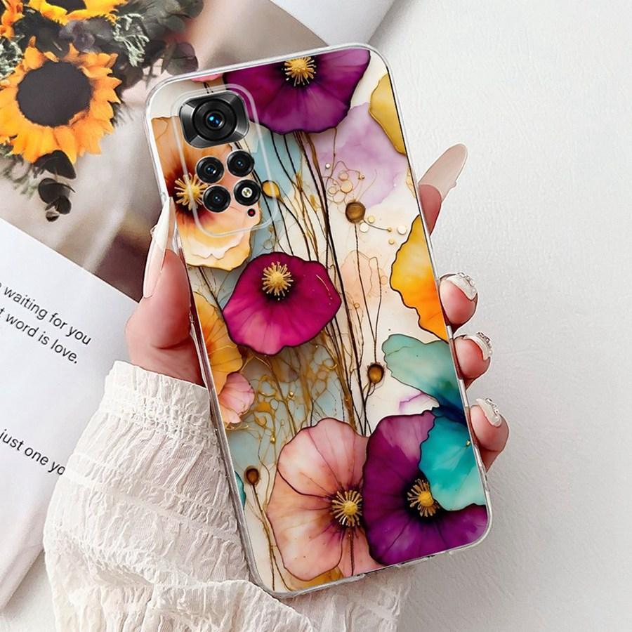 For Xiaomi Redmi Note 11 Pro 4G Global Case Proective Bumper Cartoons Pattern Soft Silicone Capa For Redmi Note 11 11s 4G Cover