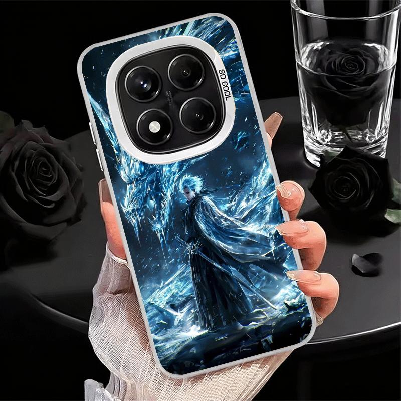 

Bleach Hitsugaya Toushirou Soft Phone Case for Xiaomi Redmi Note 13 14 15 Pro Plus 12S 12 11S 11 11T 10S 10 Shockproof Cover Bac Redmi Note 13 Pro 5G