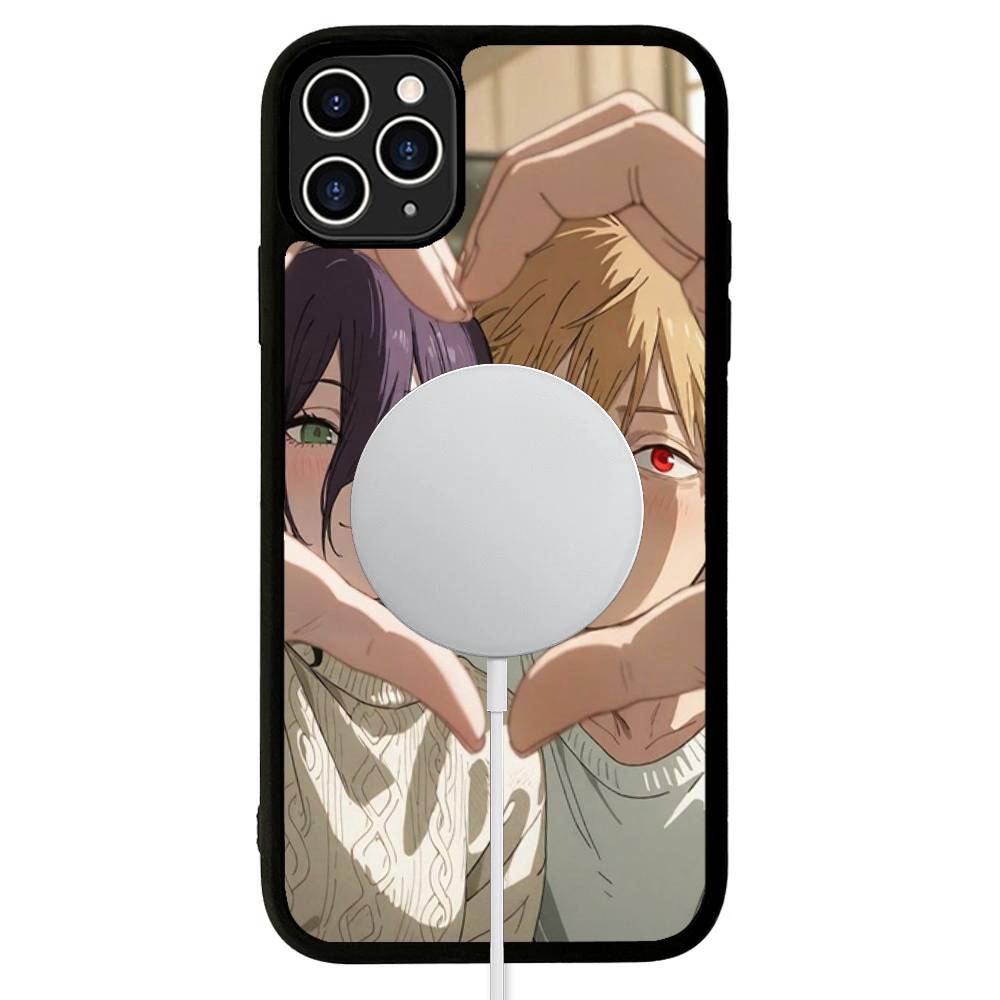 Chainsaw Man The Movie Reze Arc Phone Case For iPhone 13 14 15 11 12 16 17 Pro Max Plus For Magsafe Magnetic Shell