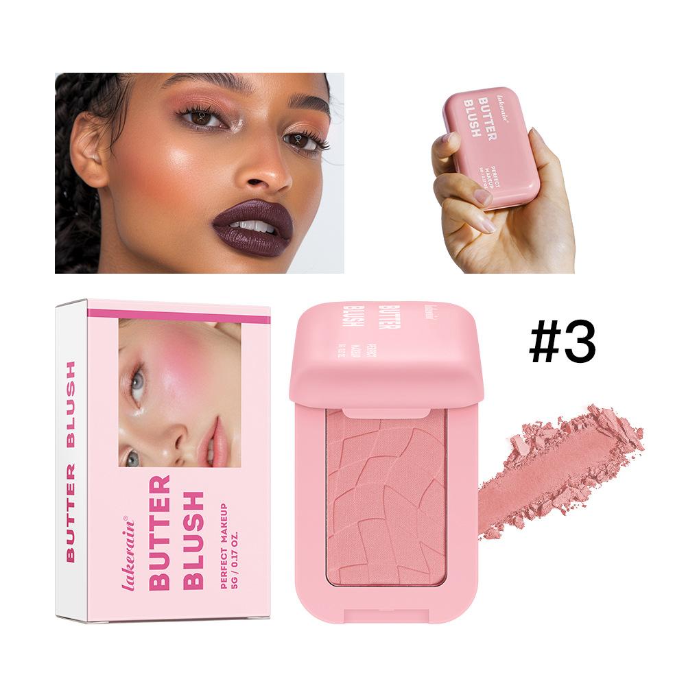 

Крем-румяна Lakerain Butter Blush Cream для улучшения цвета лица и матирования румян 03