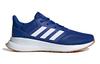 adidas Runfalcon 1.0 K Breathable Low Top Kids' Running Shoes Blue White Kids' FV8838