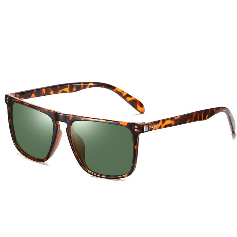 Flat Top Square Glasses Stylish Sports Eyewear for Car Running Driving Travel and Fishing Sunglasses 0 -0.5 -0.75 -1.0 To -6.0