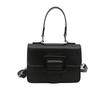 Fashionable Small Square Bag For Women Versatile Shoulder Crossbody Bag In Black