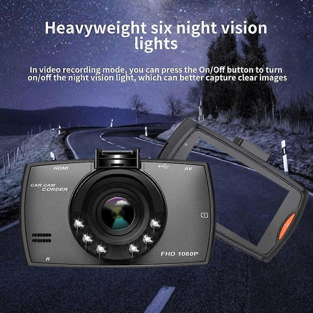 Dash Camera For Cars, Super Night Vision Dash Cam Front And Rear With, 720P Car Dashboard Camera With Parking Monitor, Loop Recording, Motion Detectio