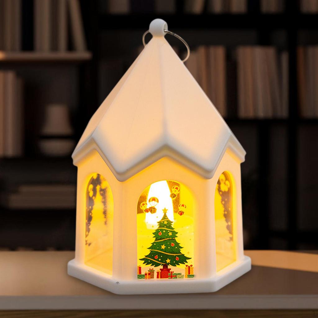 Christmas Night Light Decoration Statue Desktop Holiday Creative Ornaments Sculpture Small