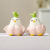 1pcs Creative Ceramic Ornament Garlic Bird Cartoon Cute Pet Office Desktop Decoration Gift for Friends