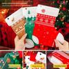 2024 Christmas Candy Gift Bags: Self-Sealing Snowman Holiday Socks Packaging