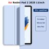 For Redmi Pad 2 11 Inch SE 2 11 8.7 " 4G Leather Case for Pad 8 7 Pro 11.2 " 5 6 Pro Tablet Soft Silicone Pu Case