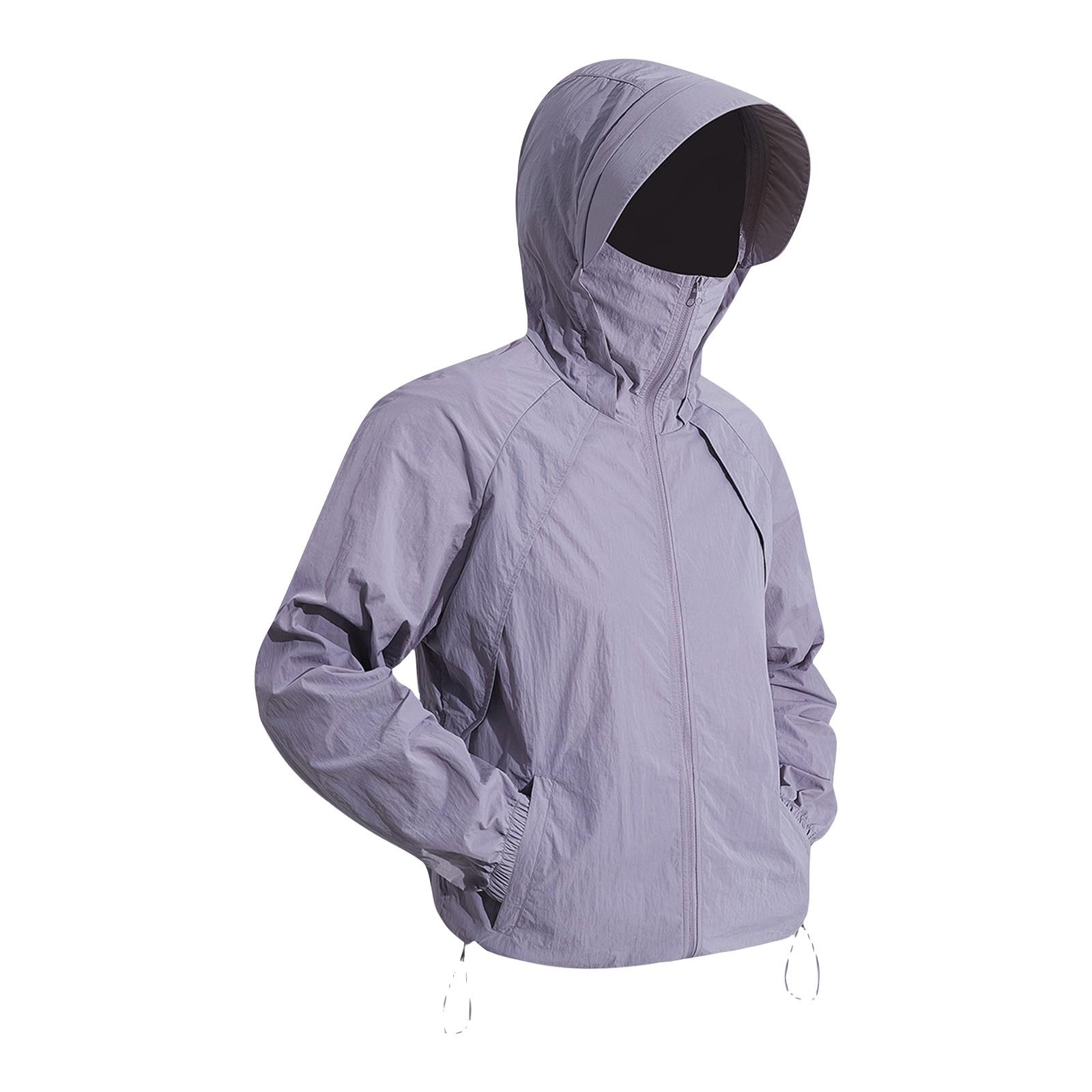 

Мужская и женская летняя спортивная уличная легкая дышащая анти-ультрафиолетовая одежда для пар с защитой от солнца XS фиолетовый