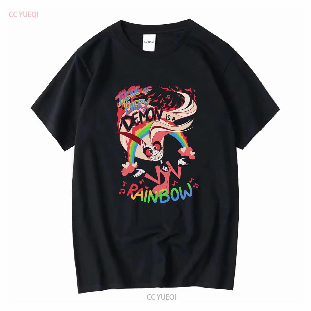 Inside of Every Demon is a Rainbow T Shirt 5XL NWOT long or short sleeves vintage Washed Stylish Top For Everyday Wear Unisex