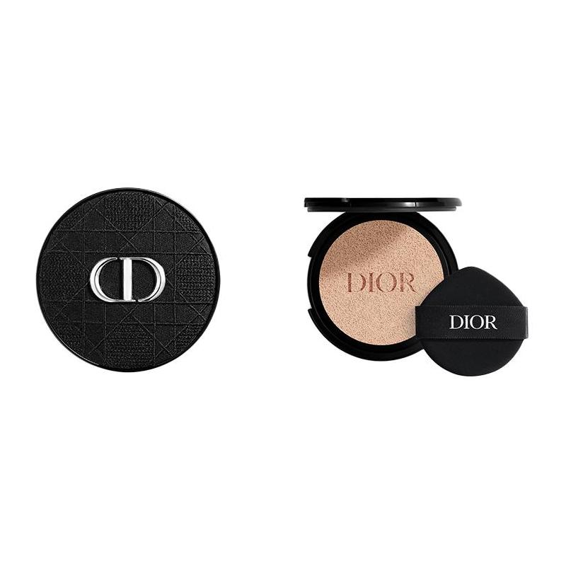 DIOR Cushion Two-piece set: embroidered cannage pattern air cushion shell + soft and shiny air cushion core #1N розовый