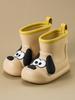 Cartoon Puppy Kids' Rain Boots, Non-Slip Waterproof EVA, Ages 3-6