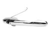 Car Exterior Door Handle Comfortable Stable Grip ABS Chrome Long Lasting Outside Door Handle for LHD Cars
