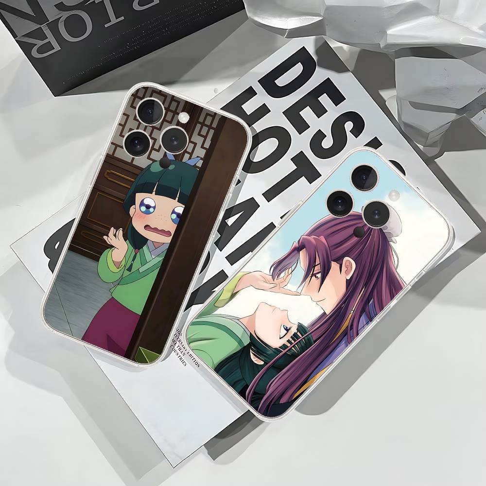 Jinshi And Maomao The A-Apothecary D-Diaries Phone Case Soft Transparent Case For IPhone 17 16 15 14 13 12 11 Pro Max Mini Plus