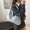 Shoulder Bag Vintage Hobo Bag Large Capacity Crescent Bag Simple Underarm Bag  Students