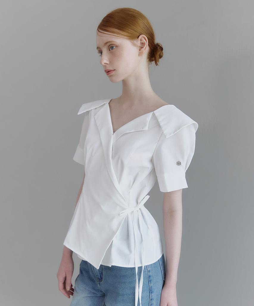 MICANE Vir Wrap Blouse
