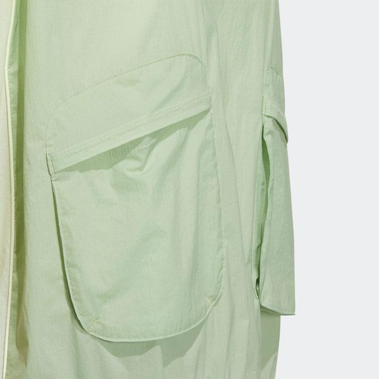 Adidas Outdoor Casual Batwing Sleeve Jacket Women Jacket Green HF2472