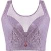 Sexy Push Up Bras Women Plus Size Bra 34-52 C D E Thin Gathered Wireless Brassiere Underwear Embroidery Floral Bralette Female