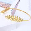 Vintage Olive Leaf Back Headband, New Leaf Headband Design, Elegant Women's Jewelry Accessories for Brides' Wedding Headpieces.