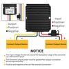 24V To 12V with Power and Waterproof Transformer for 12V Golf LED Motor and Solar Systems DC DC/DC Step-Down Converter, 20A, 240W, Regulator, Fuse,