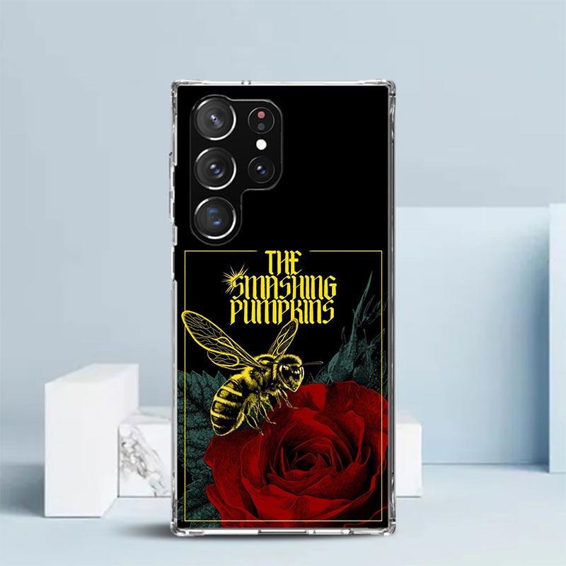 

Rock The Smashing Pumpkins Soft Cover for Samsung Galaxy S25 Edge S26 S24 S23 Ultra Phone Case S22 S21 Plus S20 FE Print Pattern Samsung S25 Ultra