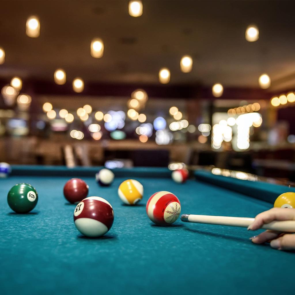 PATIKIL Diameter Billiard Cue Professional Training Billiard Pool Table Practice Ball with Standard Lines and Dots for Trainer Eight Red 57.2mm Ball,