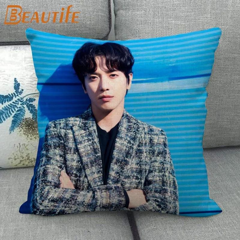 45X45cm CNBLUE KPOP Pillow Cover Square Zipper Cotton Linen Fabric Pillow Cases Bedroom Home Decorative Boys Girls Gift
