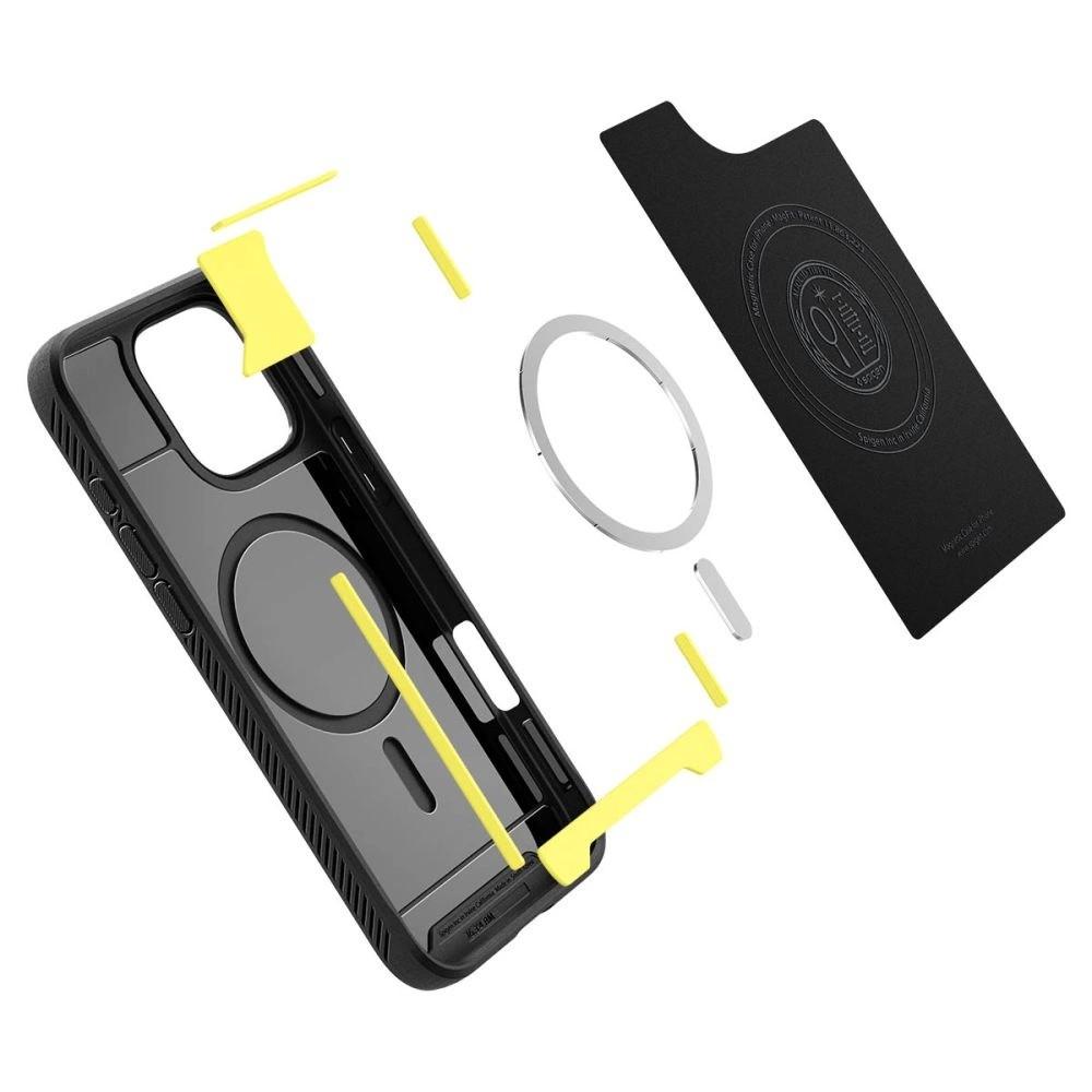 Spigen Rugged Armor MagSafe Case for iPhone 16 Pro Max - Black