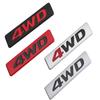 1Pc 3D Metal 4WD Logo Decals Emblem Badge Car RearTrunk Fender Adhesive Badge Body Sticker Accessories