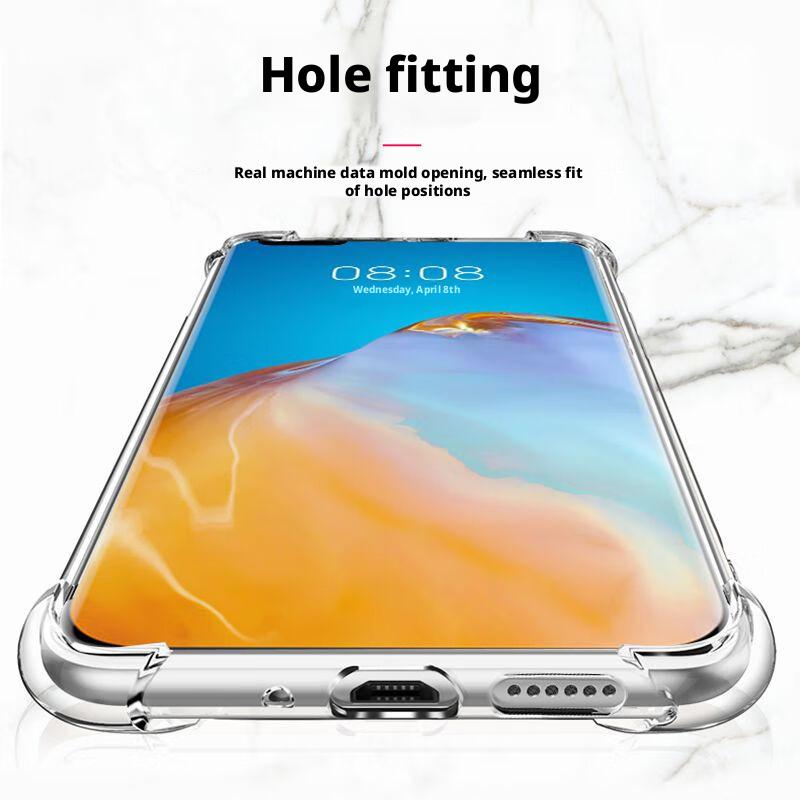 Clear Magnetic Four Corner Airbags Prevent Falls Case For Honor Magic 8 Pro Air Slim Crystal Shockproof Protective Cover