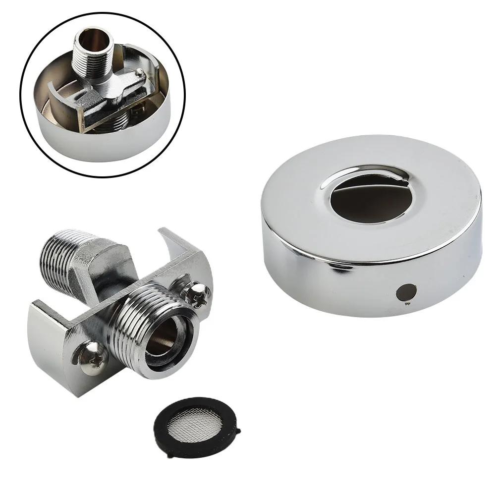 Shower Intake Pipe Angle Adjustment Accessory Angled Curved Foot Copper Extension Suitable for Bent or Crooked Inlet Hose Use