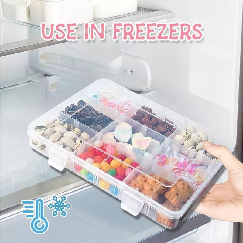 Durable Pp Plastic Organizer Box With Lidded Design Perfect For Crafts And Small Parts