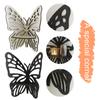 Butterfly Corner Shelf Wall Mounted Showcase Stand Wood Crystal Display Shelf Decorative Shelf for Bathroom Living Room Bedroom