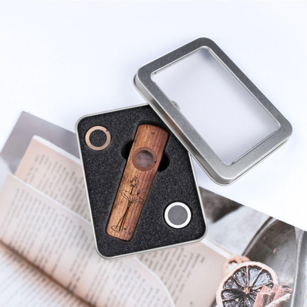 Creative Wooden Kazoo Professional Accompaniment Kazoo Musical Instruments Flutes  Beginners