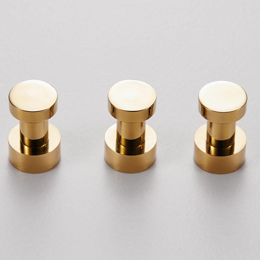 Copper Modern Towel Hooks For Bath - Wide Applications Brass Adhesive Hanger Modern Design Powerful Self-Adhesive