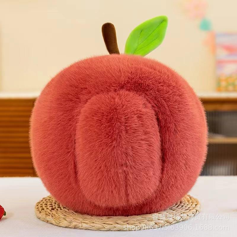 Apple Hedgehog Doll Removable Plush Toy Cute Throw Pillow Stealing Little Hedgehog Apple