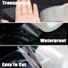 1pc 5m/10m/20mX5cm Transparent Window Weather Sealing Tape Weather Stripping Residue-Free Clear Window Insulation Tape