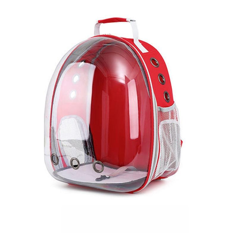 1Pcs Pet Carrier Bag Capsule Bag Large Capacity Cat Bag Carrier Portable Pet Outdoor Travel Transparent Backpack For Dog Cat