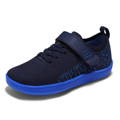 Chaussures pieds nus à bout large pour enfants Petit/Grand/Enfant Baskets minimalistes à scratch Maille artificielle Chaussures légères 2025 Nouvelle grande taille