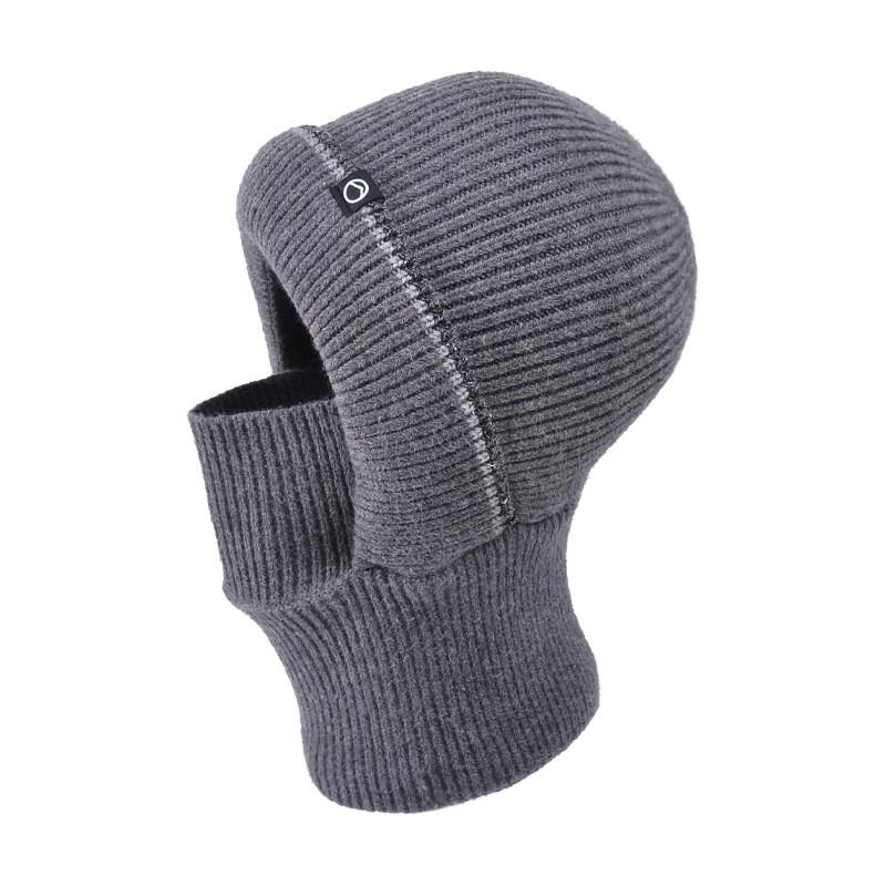 

Winter Knit Hat With Face Cover And Ear Protection For Men In Cold Climate