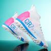 Unisex High Top Soccer Shoes Autumn Kids Teenager Turf And Firm Ground Cleats For Amateur Match Daily Football Training Outdoor
