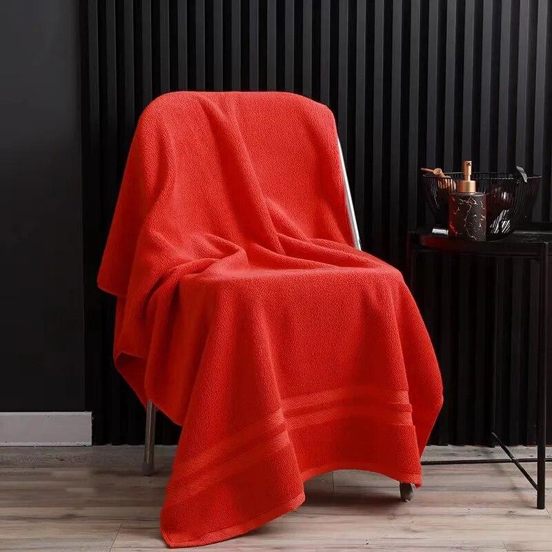 100% Pure Cotton Bath Towel, Adult Bath Towel, High Water Absorption, Home Thickened Bath Towel
