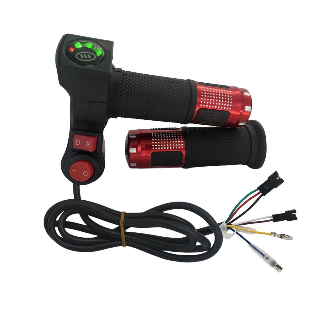 Four-Light Switch & Reverse Voltage Display E-Vehicle Throttle Twist Grip